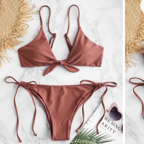 zaful knot bikini